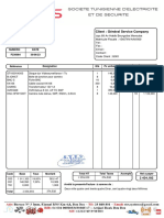 Facture: Général Service Company Client