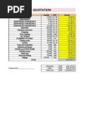 House Estimates With Labor Cost