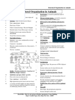 Notes-Structural Organisation in Animals New