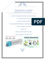 Hidrodinamica Y Analisis Dimensional de Fluidos