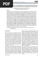 Impact of Parenting Styles To The Spending Behaviors of Senior High School Students at Western Philippines University-Agricultural Science High School, Aborlan, Palawan