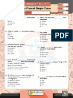 Quiz - Present Simple 3