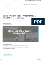 UPDATED What Are Usance Letters of Credit TFG 2022 Usance LC Guide