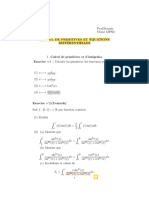 TD Primitives Et Équations Différentielles