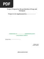 Soap and Detergent Production