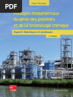 Principes Fondamentaux Du Genie Des Procedes Et de La Technologie Chimique Aspects Theoriques Et PR Sommaire