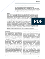 The Technology and Livelihood Education Teachers in Modular Instruction: A Qualitative Inquiry