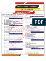 Subject Verb Revision