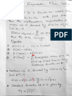 Expection, Mean & Variance of Discrete R.V.