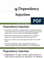 Spring Dependency Injection Class Notes