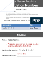 5.2 Oxidation Numbers Online