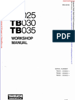 Takeuchi Tb025 Tb030 Tb035 Workshopmanual Sec Wat 1