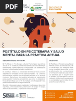 FICHA - Postítulo EN PSICOTERAPIA Y SALUD MENTAL PARA LA PRÁCTICA ACTUAL 1