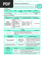 2° Sesión de Aprendizaje Sesión7-Sem.4-Exp.1 - DPCC