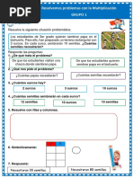 D5 A1 FICHA MAT. Resolvemos Problemas Con Multiplicación