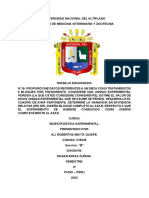 Primer Trabajo Encargado Del Curso de Bioestadística Experimental