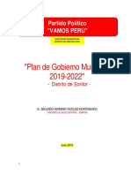 Sotitor Plan de Gobierno