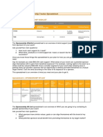 Sponsorship Tracker Guidelines