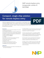 Compact, Single-Chip Solution For Remote Keyless Entry