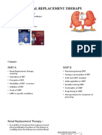 Renal Replacement Therapy