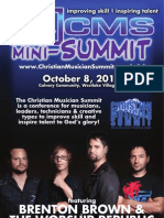 CMS Mini-Summit 2011 - Event Program 10/08/11