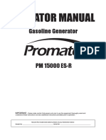 PM15000 ES-R Operator Manual