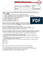 Atividade 01 - Controle de Qualidade - Saude e Segur.