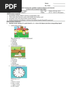 Soal Asesmen Bahasa Inggris Kelas 4