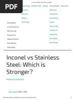 Inconel Vs Stainless Steel - Which Is Stronger