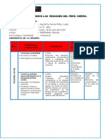 Sesion 1 Descubrimos Las Regionesdel Perú Sierra