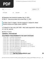 47 CFR 80.1093 - Ship Radio Equipment-Sea Areas A1, A2, A3, and A4 - 1