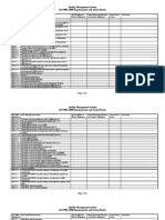 Iso 9001 Requirements Matrix