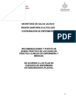 Guías de Práctica Clínica de Acuerdo Al PLACE