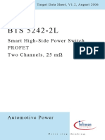 BTS 5242-2L: Smart High-Side Power Switch Profet Two Channels, 25 M