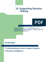 Supporting Decision Making