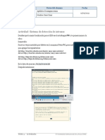 Actividad 2. Sistema de Detección de Intrusos