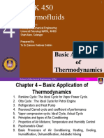 MEK450-Chapter - 4 - Basic Application of Thermodynamics