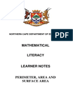 Learner Notes PerimeterArea