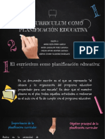 Curriculum Como Planificacion Equipo 2