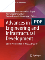 Advances in Civil Engineering and Infrastructural Development