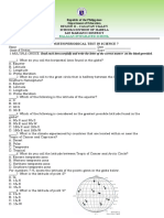 Science 7 Q4 Test