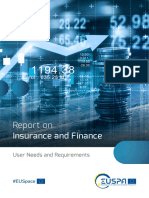 Report On Insurance and Finance User Needs and Requirements