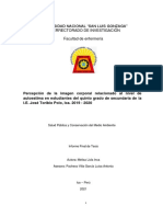 Universidad Nacional "San Luis Gonzaga" Vicerrectorado de Investigación Facultad de Enfermería