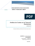 ACTIVIDAD II - Analisis de Costes