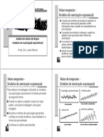 AULA - Séries Temporais Modelos de Suavização Exponencial