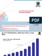 IT & ITES Growth Through Business Excellence: A Presentation at The 48 National Convention of