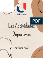 Las Actividades Deportivas