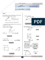 Vectores y MRU - 2do Bimestre