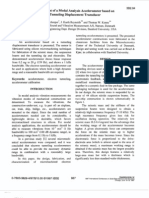 Development A Modal Analysis Accelerometer Based A Tunneling Displacement Transducer