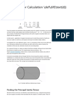 Inertia Tensor Calculation - ( - Def - Dif ( - Text (D) ) - ) - Aircraft Flight Mechanics by Harry Smith, PHD